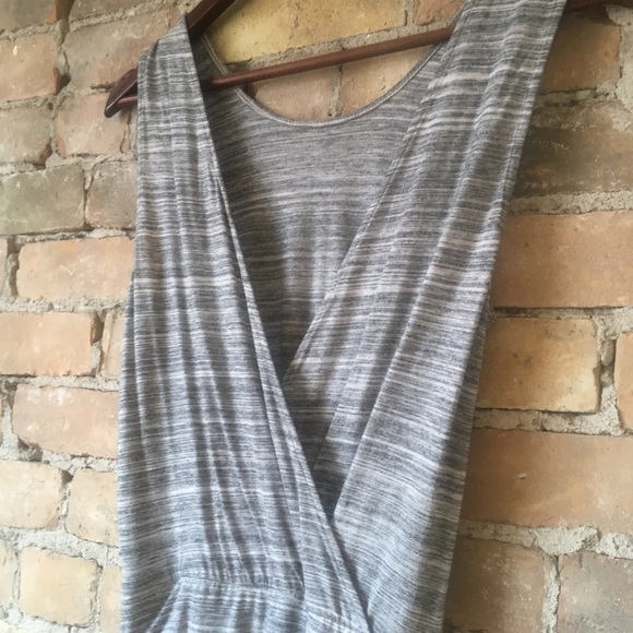 Grey Dynamite Dress with V Back detail - Picture 4 of 6